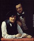 Self Portrait of the Artist with his Brother, Hermann